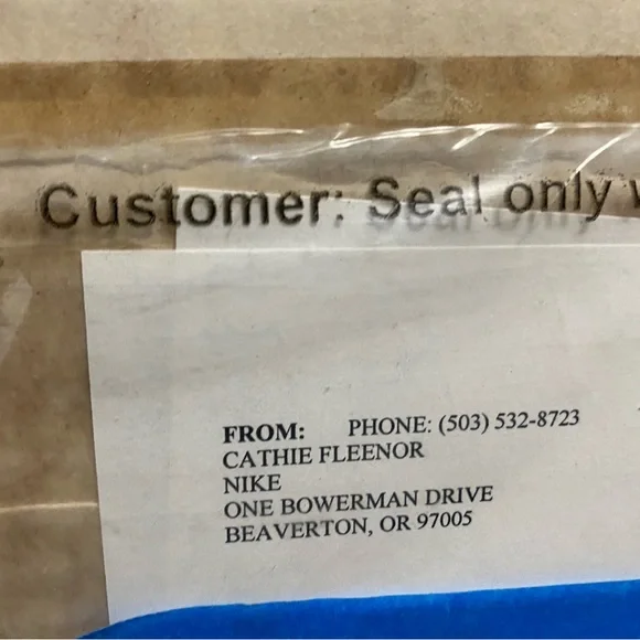 NIKE Vintage Blue Orange Authentic Pendleton Rare Blanket in Box - Picture 14 of 15